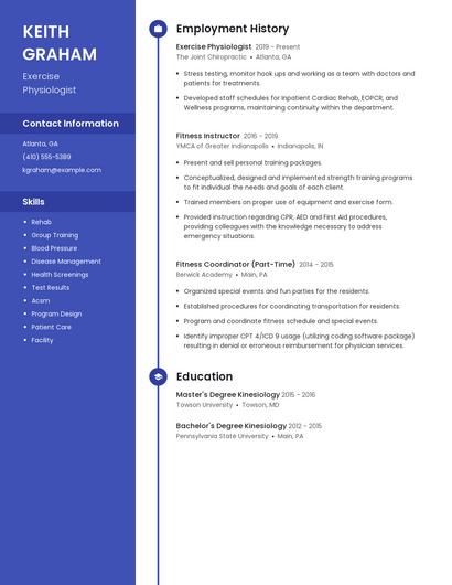 Resume example 5