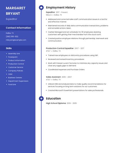 Resume example 5