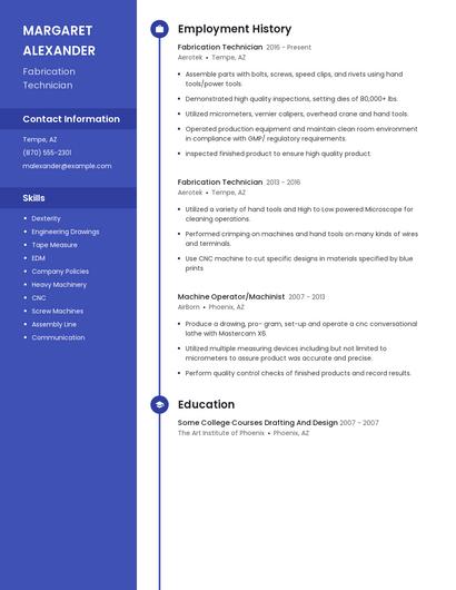 Resume example 4