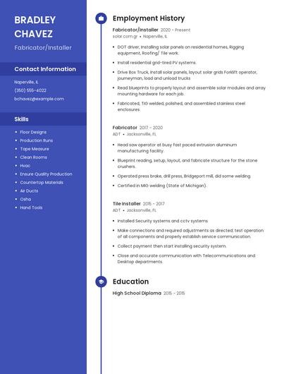 Resume example 4