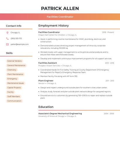 Resume example 3