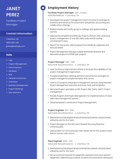 Resume example 4