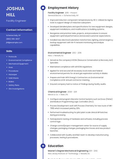 Resume example 4