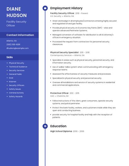 Resume example 4