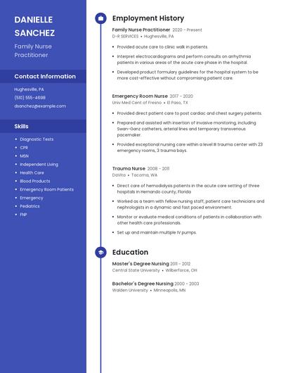Resume example 5