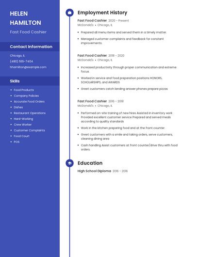 Resume example 5