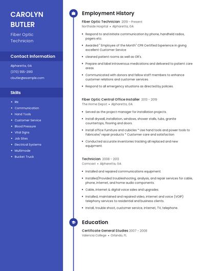 Resume example 4