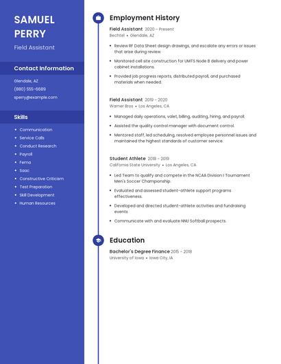 Resume example 4