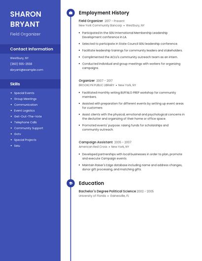 Resume example 4