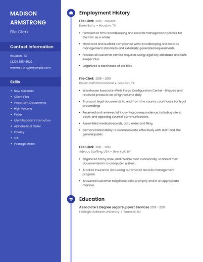 Resume example 4