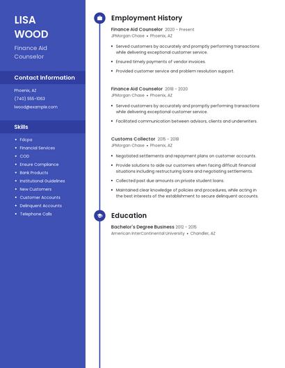 Resume example 4