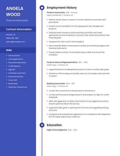 Resume example 4