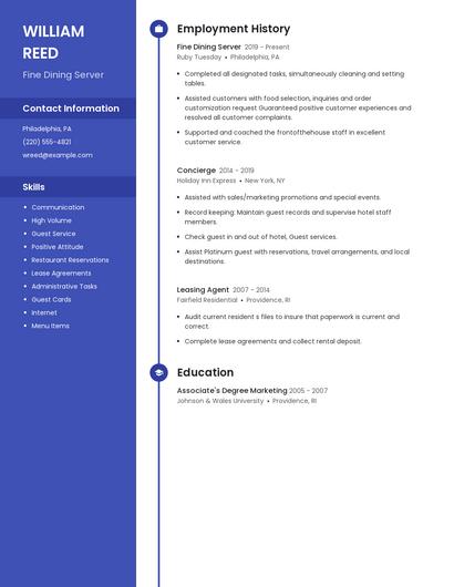 Resume example 4