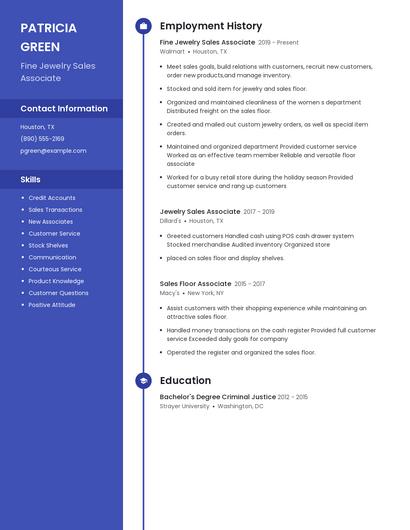 Resume example 5