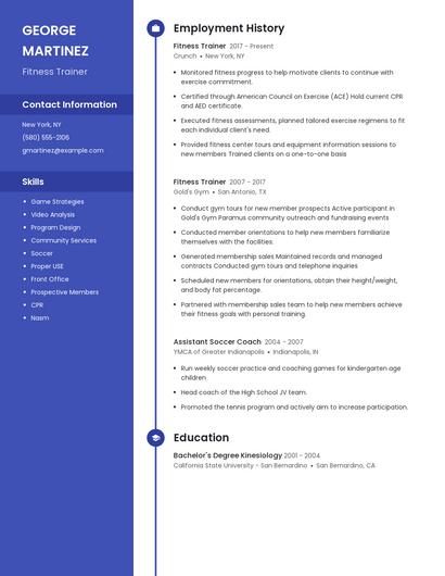 Resume example 5