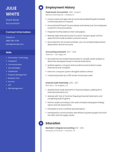 Resume example 4