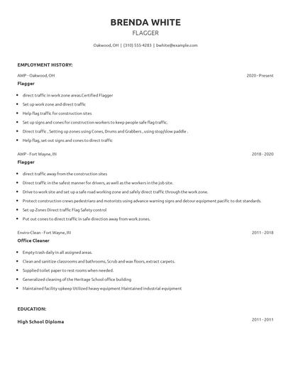 Flagger Resume