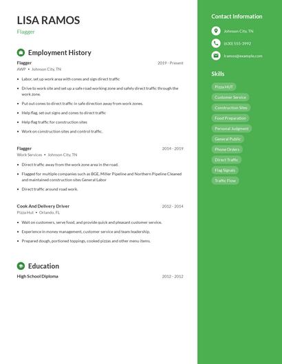 Flagger Resume