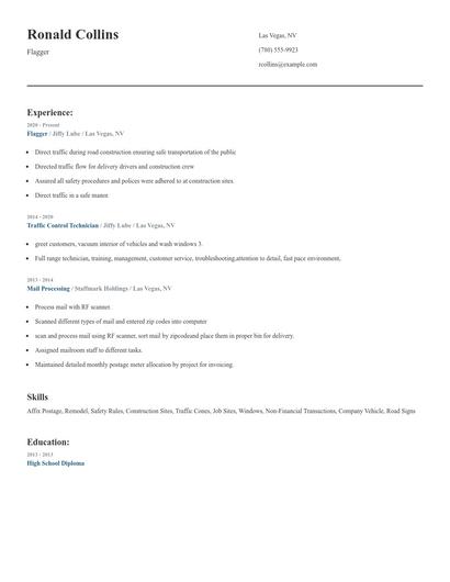 Flagger Resume