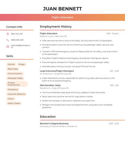 Resume example 3