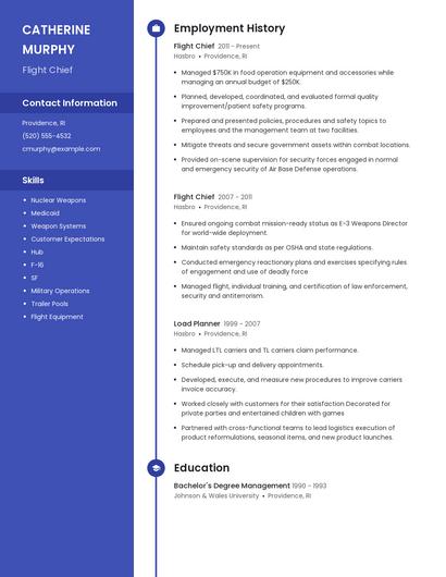 Resume example 4