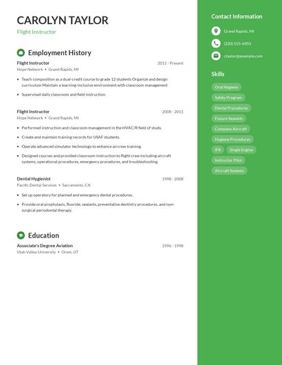 Resume example 4