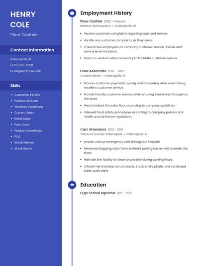 Resume example 5