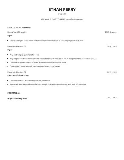 Flyer Resume