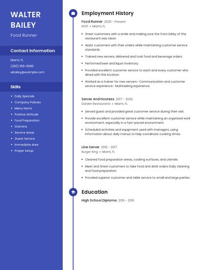 Resume example 5