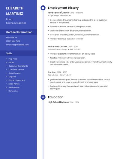 Resume example 4