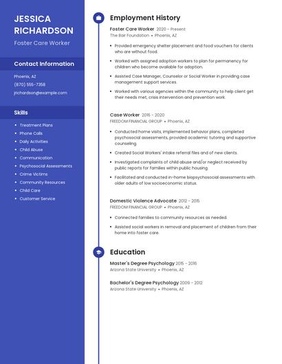 Resume example 5