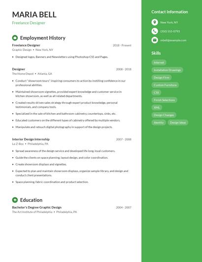 Resume example 5