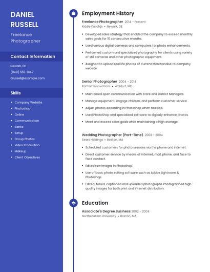 Resume example 4