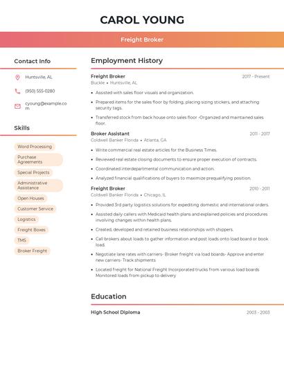 Resume example 3