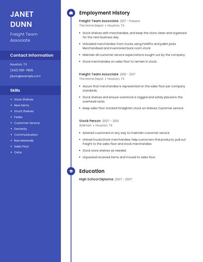 Resume example 5