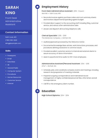 Resume example 5