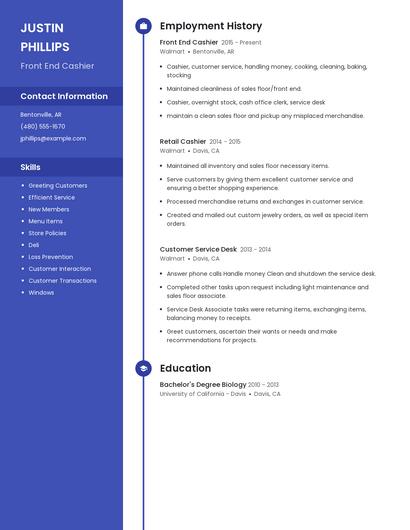 Resume example 4