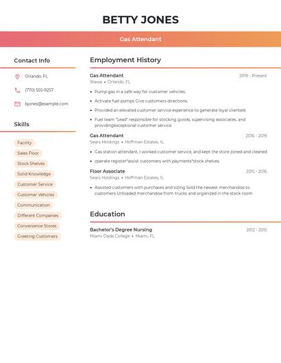 Resume example 3