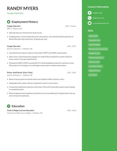 Gauge Operator Resume