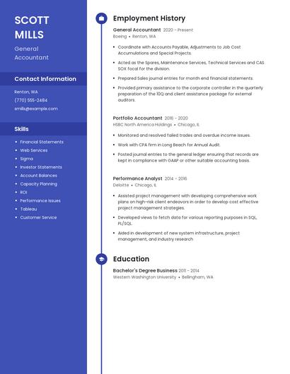 Resume example 5