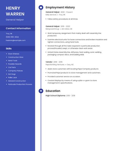 Resume example 4