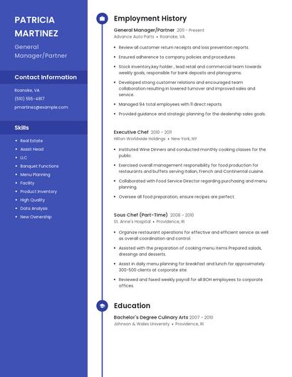 Resume example 4
