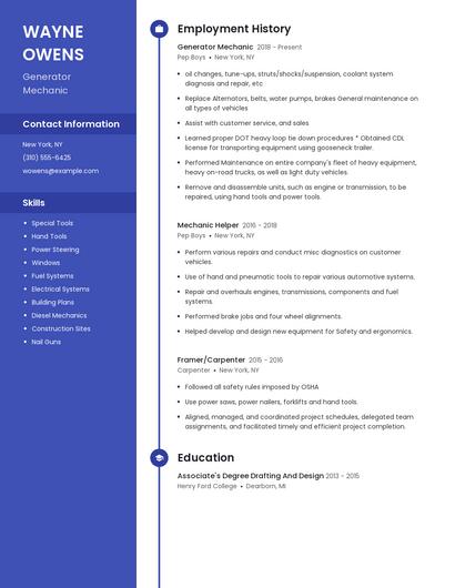Resume example 4
