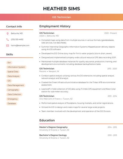 Resume example 3