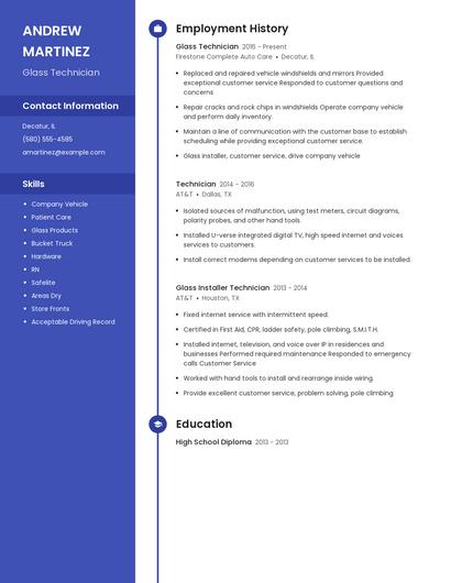 Resume example 4