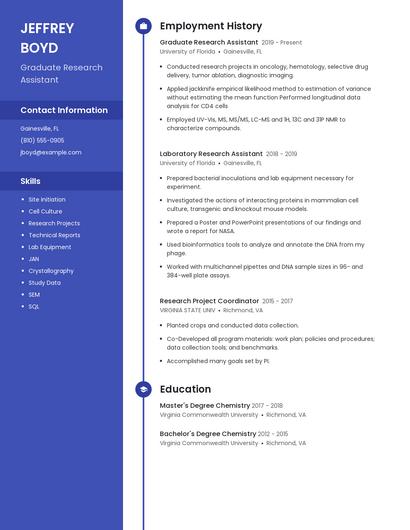 Resume example 5