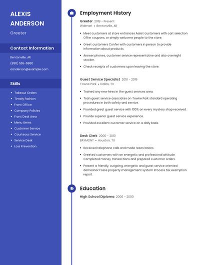 Resume example 4