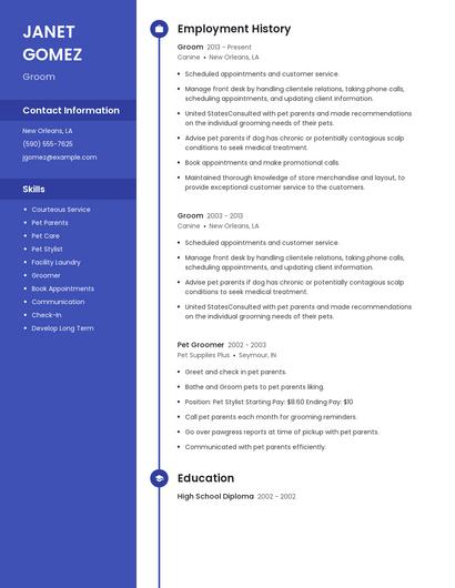 Resume example 4