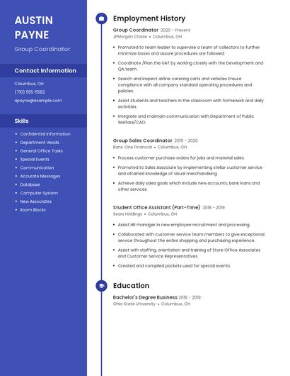 Resume example 4