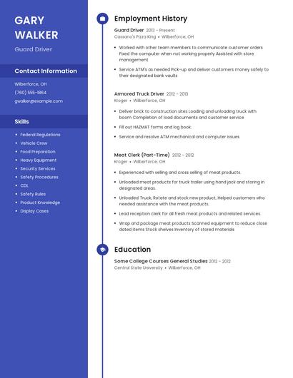 Resume example 4